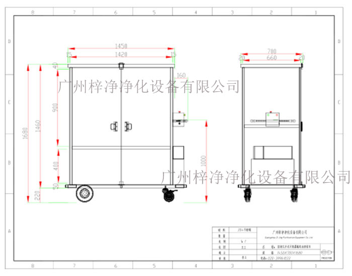 密閉式手術(shù)污染器械電動轉(zhuǎn)運(yùn)車產(chǎn)品方案設(shè)計示意圖